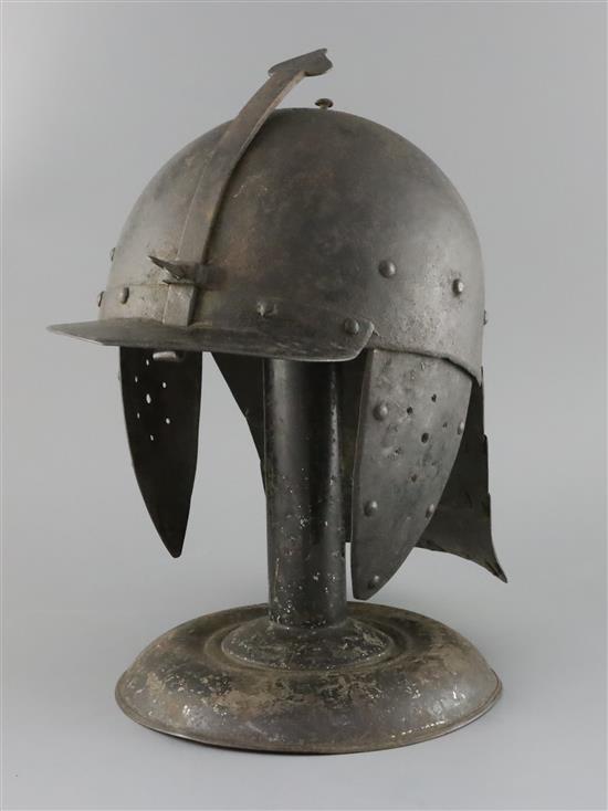 A good heavy 17th century cavalry troopers helmet,